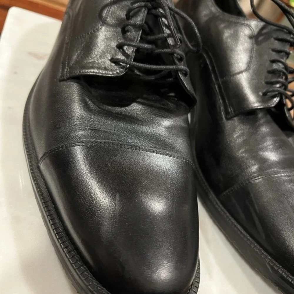 Cole Haan Grand 360‎  Men's Black Leather Oxfords Shoes Size: 13M